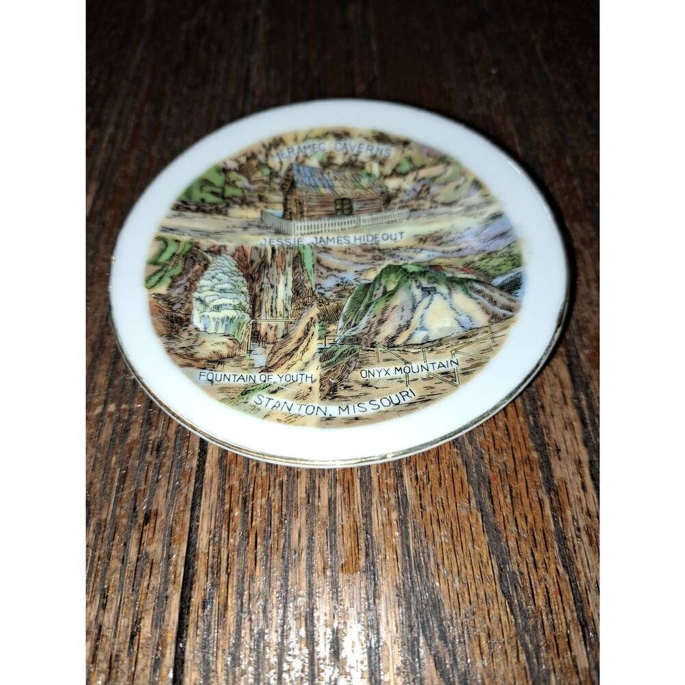 Vintage Stanton Missouri Small Miniature Collectible Collector Plate